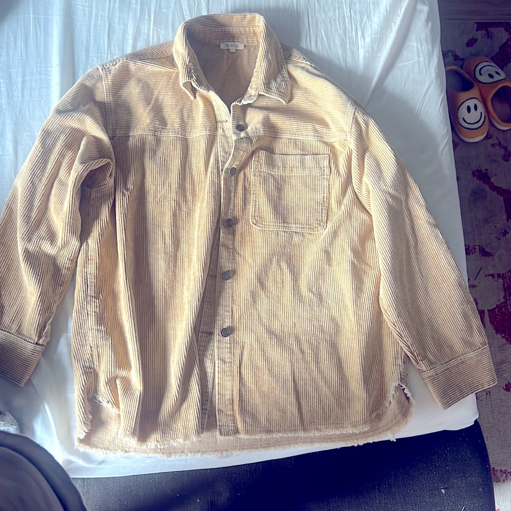 Light Tan Shacket Size LG.